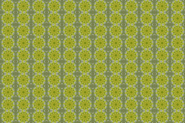 モザイク技法による幾何学的な模様のデザイン