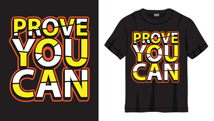 Prove you can lettering design for t shirt