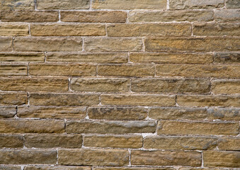 Sandstone brickwork background
