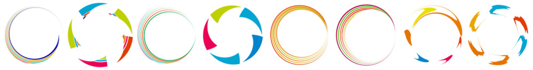 Spiral, swirl, twirl icon, design element vector illustration