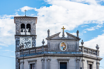 Glimpses of the ancient village of San Daniele del Friuli. Country of the famous raw ham.