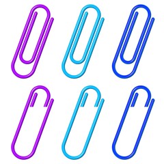 B&uuml;roklammern, komplett und eingesteckt