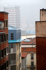 Fototapeta na wymiar View of the city of Bilbao