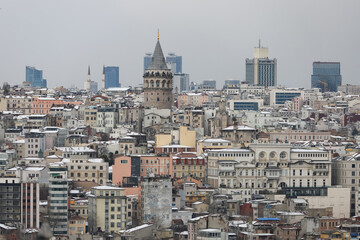 Obraz premium Galata Tower in Istanbul, Turkey
