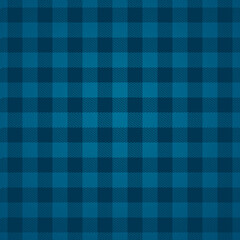 endless pattern of blue checkered background. the texture of the fabric without a seam.