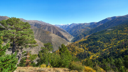 Fototapeta na wymiar Beautiful valley in Dagestan republic of Russia