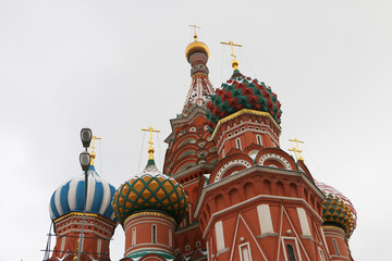 Fototapeta na wymiar St. Basil's Cathedral on Red square, Moscow, Russia