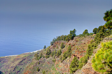 Fototapeta na wymiar La Palma island coastline, HDR Image
