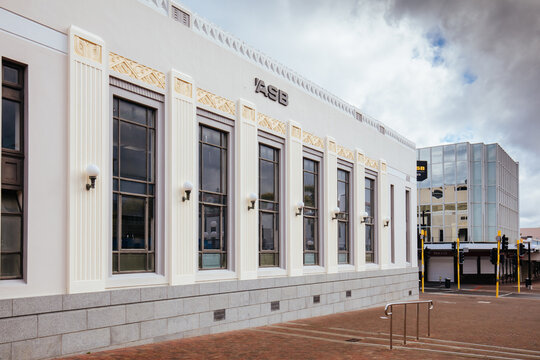 Iconic Art Deco Building Architecture in Napier New Zealand