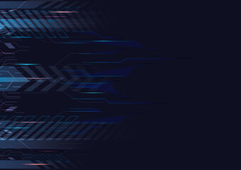 Technology background, color and waves of the future