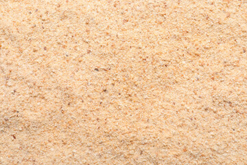 Pile of fresh bread crumbs as background, top view