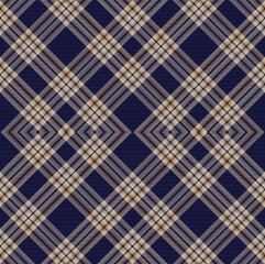 Brown Argyle Plaid Tartan textured Seamless Pattern Design