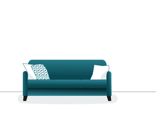 Sofa with gradient