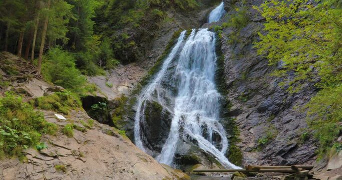 Bride's Veil Waterfall, Apuseni, Cluj County, Romania