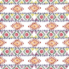 Ethnic afican seamless pattern Horizontal stripes colorful print for your textiles wrapping paper  card digital clipart