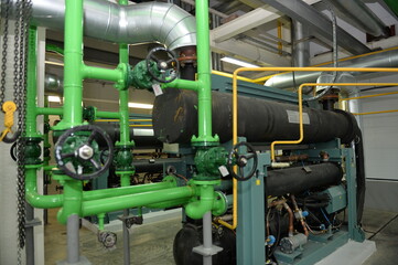 The industrial plant in factory