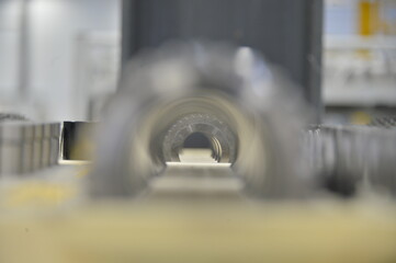 row of bottles in rows