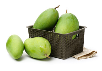 mangos on a white background 