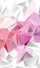 3d Triangles, abstract  background. Design wallpaper.