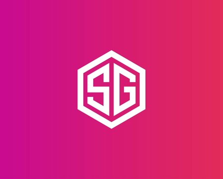 SG GS Letter logo design vector template