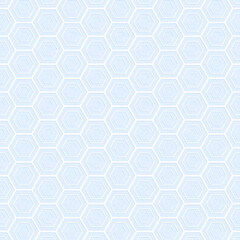 Light Blue Hexagon Stroke Texture. Hexagon Abstract Background. Vector illustration