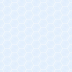 Light Blue Hexagon Stroke Texture. Hexagon Abstract Background. Vector illustration