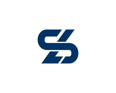 SL LS letter logo design vector template