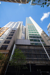 Obraz na płótnie Canvas Tall Office buildings in Sydney NSW Australia