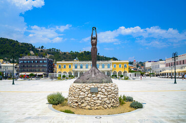 Solomos Square, Zaknthos Town,  Ionian, Islands, Greece,