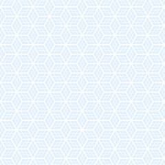 Light Blue Cube 3D Stroke Pattern. Cube Texture Abstract Background. Vector illustration