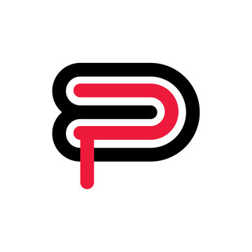 EPD letter or EDP letter logo design vector