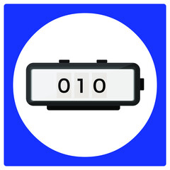 Vector illustration for Counter EPS10