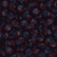 Seamless abstract texture pattern in flat red blue black white. High quality illustration. Abstract design of red and blue overlaid to form a modern attractive abstract seamless surface design.