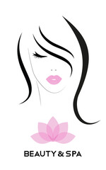 Logo for spa and beauty  salon