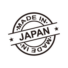 Made in japan stamp logo icon symbol design