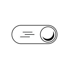Linear darkmode black switch icon image