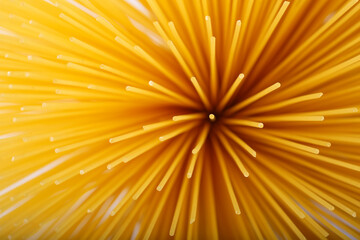 beautiful spaghetti top view