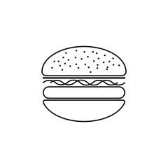 Hamburger cheeseburger burger icon image