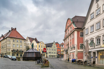 Main square in Eichstatt, Germany