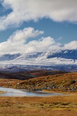 Autumn in the high mountain