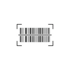 barcode scan icon illustration