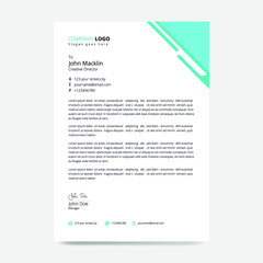 Modern Latter Head Design Template