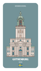 Obraz premium Cathedral in Gothenburg, Sweden
