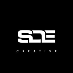 SDE Letter Initial Logo Design Template Vector Illustration