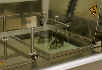 Ophthalmic lens production.