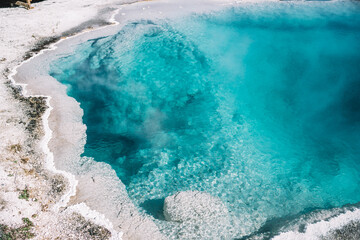 Hot spring in Yellowstone National Park
