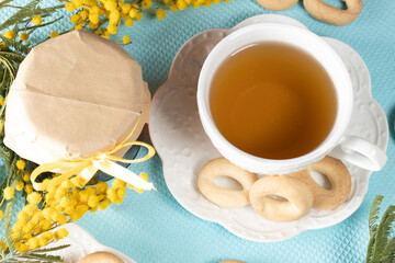 bagel and drying and milk
