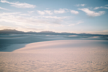 White Sands National Monument sand dunes