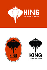 Elephant Logo Template can use for cafe, restaurant, cooking business