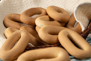 bagel and drying and milk